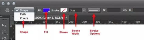 PS形状工具怎么用