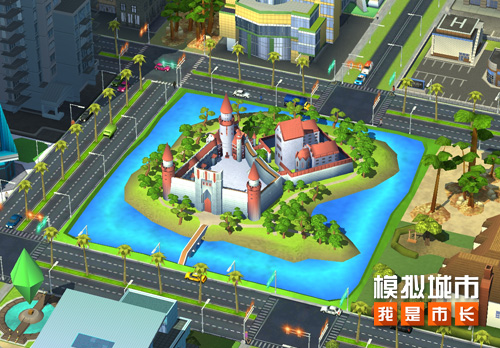 《模拟城市：我是市长》为城市建设迷人的湖心城堡